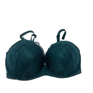 Victoria's‎ Secret Green Bra with Molded Cups and Adjustable Straps